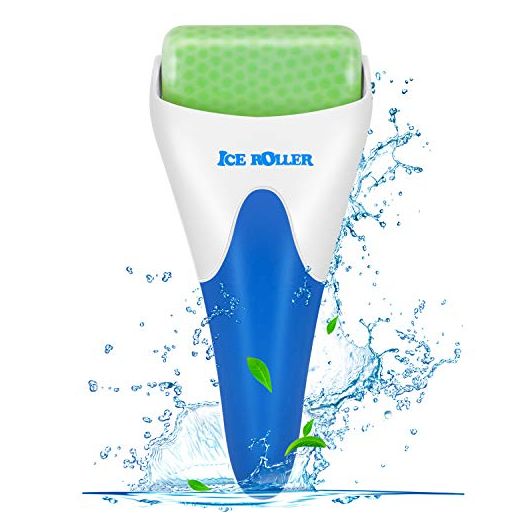 LATME Ice Roller for Face Eyes,Womens Gifts,Face Massager Roller Puffiness Migraine Pain Relief and Minor Injury(Green)