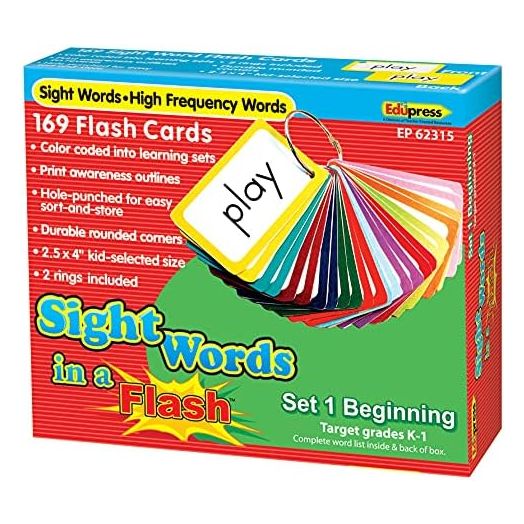 Edupress Sight Words in A Flash (Set 1)