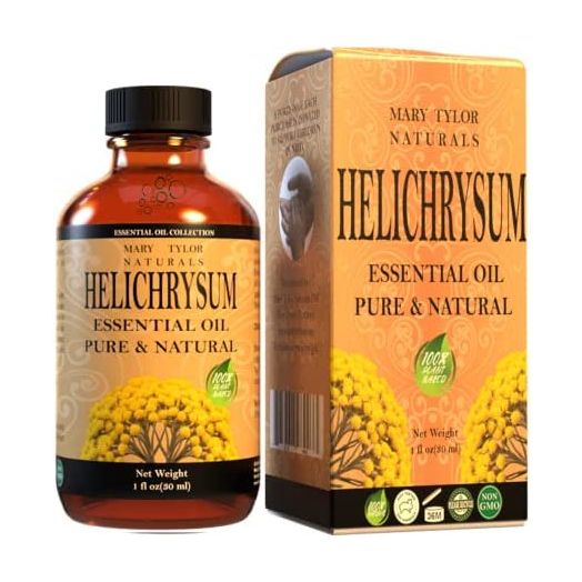 Helichrysum Essential Oil (1 oz),Premium Therapeutic Grade, 100% Pure and Natural, Perfect for Aromatherapy, Diffuser, DIY by Mary Tylor Naturals