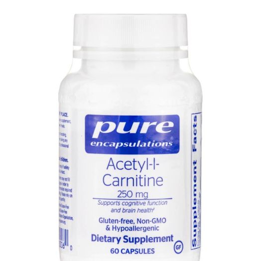 Pure Encapsulations Acetyl-L-Carnitine 250 mg - 60 Capsules
