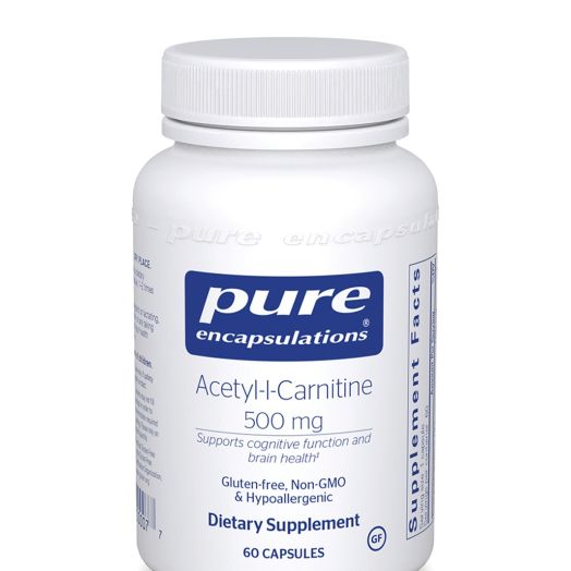 Pure Encapsulations Acetyl-L-Carnitine 500 mg - 60 Capsules