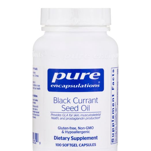 Pure Encapsulations Black Currant Seed Oil - 100 Softgel Capsules