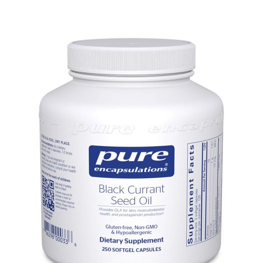 Pure Encapsulations Black Currant Seed Oil - 250 Softgel Capsules