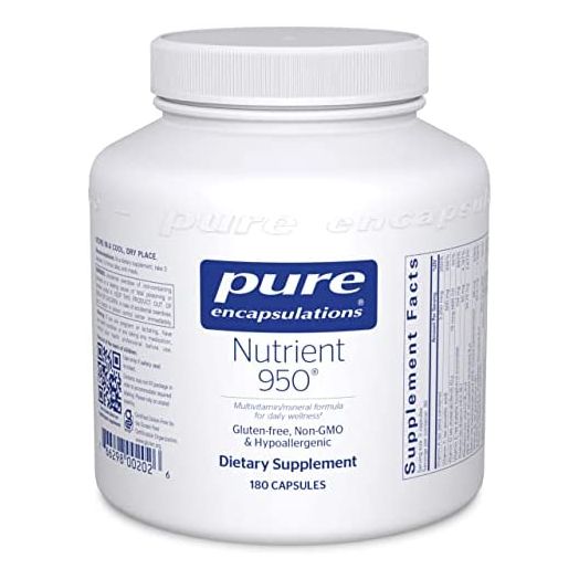 Pure Encapsulations Nutrient 950 | Multivitamin Mineral Supplement to Support Physiological Functions and a Healthy Lifestyle* | 180 Capsules