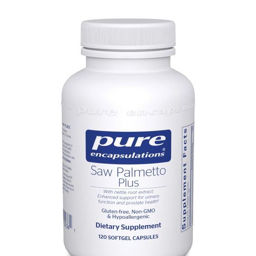 Pure Encapsulations Saw Palmetto Plus with Nettle Root Extract - 120 Softgel Capsules