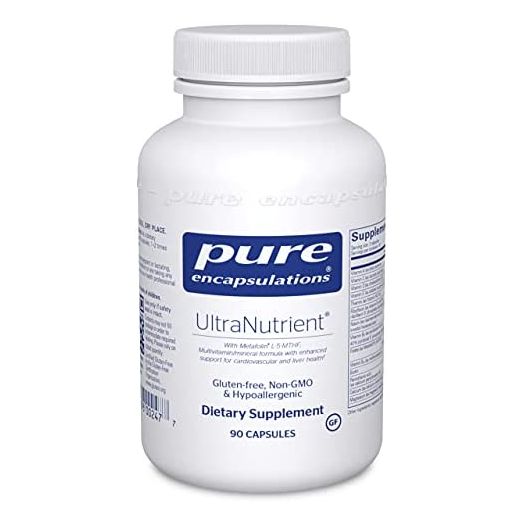 Pure Encapsulations UltraNutrient | Multivitamin Supplement to Support Liver, Cardiovascular Health, and Antioxidants* | 90 Capsules