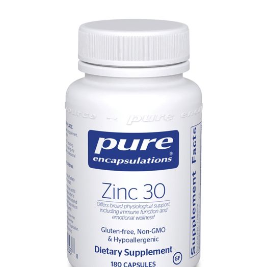 Pure Encapsulations Zinc 30 - 180 Capsules