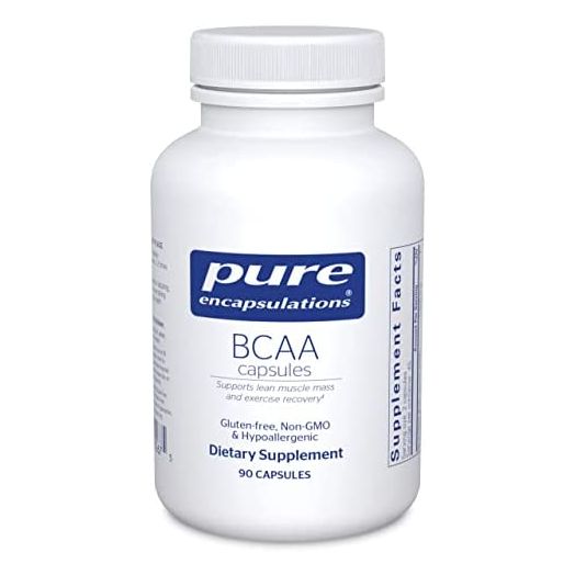 Pure Encapsulations, BCAA Capsules, Hypoallergenic Supplement to Support Muscle Function During Exercise, 90 Capsules