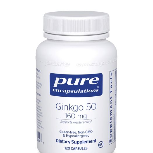 Pure Encapsulations Ginkgo 50 160 mg - 120 Capsules