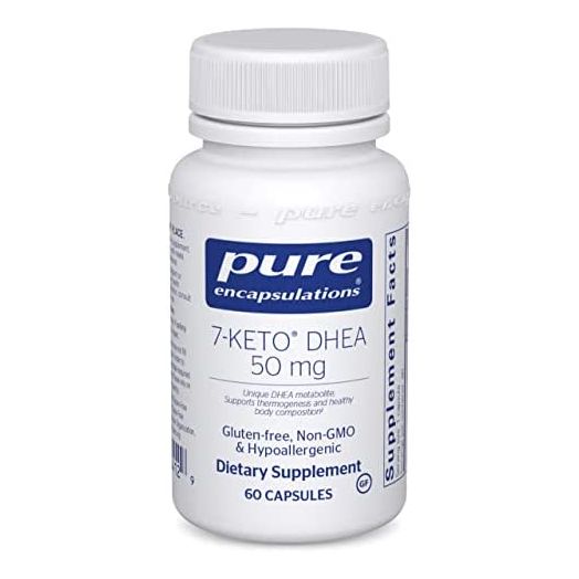 Pure Encapsulations 7-Keto DHEA 50 mg Metabolite Supplement, 60 Capsules
