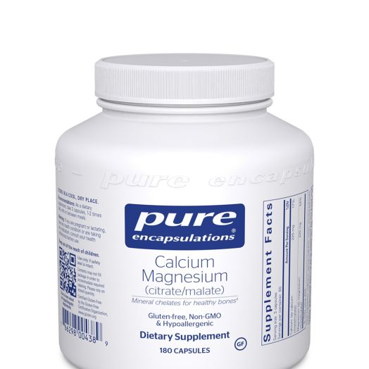 Pure Encapsulations Calcium Magnesium (citrate/malate) - 180 Capsules