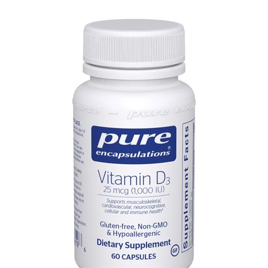 Pure Encapsulations Vitamin D3 1,000 IU - 60 Capsules