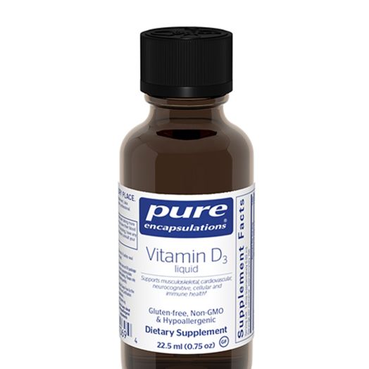 Pure Encapsulations Vitamin D3 Liquid - 0.75 oz (22.5 ml)
