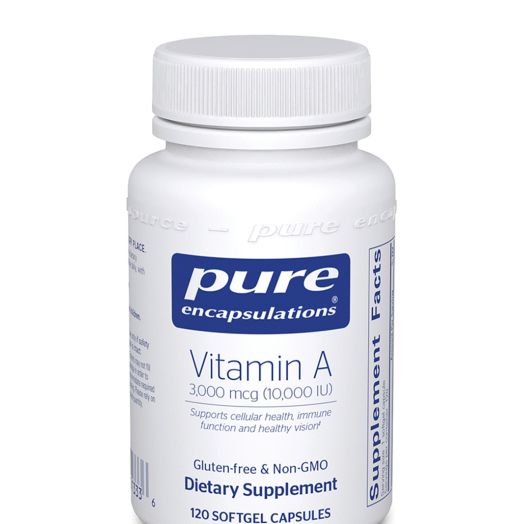 Pure Encapsulations Vitamin A 10,000 IU - 120 Softgel Capsules