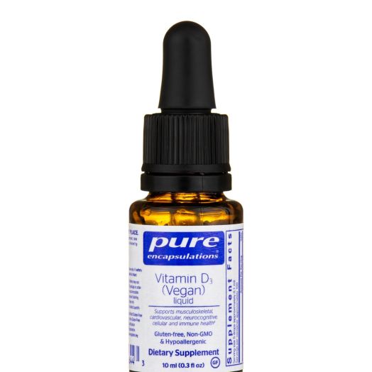 Pure Encapsulations Vitamin D3 (Vegan) - 0.3 fl. oz (10 ml)