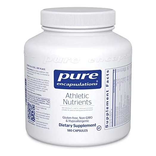 Pure Encapsulations Athletic Nutrients | Multivitamin/Mineral Complex for Exercise Performance and Training* | 180 Capsules | Pure Encapsulations