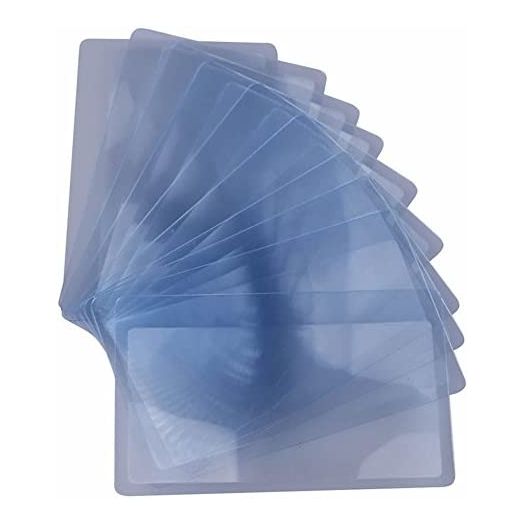 FUCAS Lot of 12 Credit Card Sized Magnifying Lenses. Wholesale Lot, 300% Fresnel Magnifier