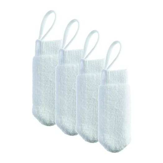 Petosan Microfiber Fingerbrush Oral Cleaner for Dogs, 4-Pack