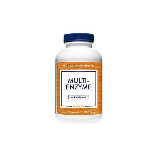Multi Enzyme Helps Support The Digestion Absorption of Protein, Carbs Fat (300 Tablets) by The Vitamin Shoppe