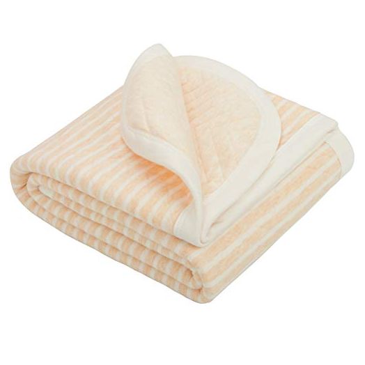 NTBAY Jersey Cotton Quilted Toddler Blanket, Breathable and Warm for Boys and Girls Baby Blanket, 30x40 Inches, Yellow