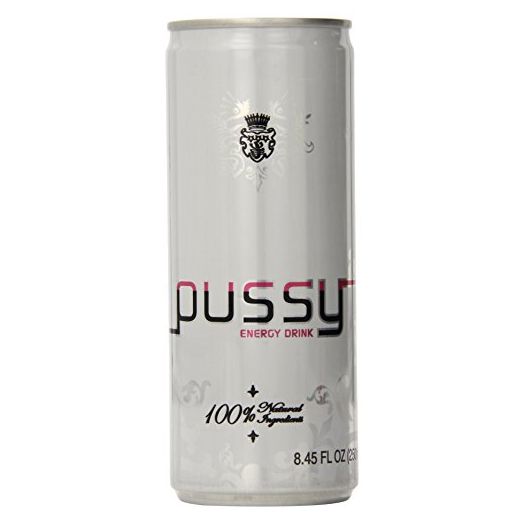 Pussy Natural Energy Drink (250ml - Pack of 4)