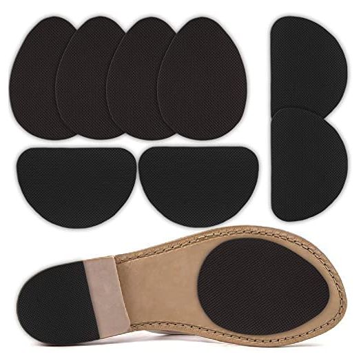 Non-Slip Shoes Pads Sole Protectors Adhesive, High Heels Anti-Slip Shoe Grips (Black)