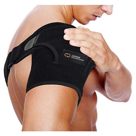 Copper Compression Shoulder Brace, Copper Infused Immobilizer & Support