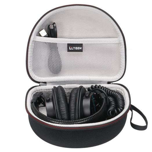 LTGEM Hard Headphones Case for Sony MDR7506 Professional Large Diaphragm Headphone - Travel Carrying Storage Bag