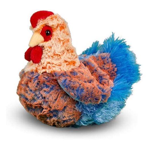 Douglas Henrietta Blue Lace Hen Chicken Plush Stuffed Animal