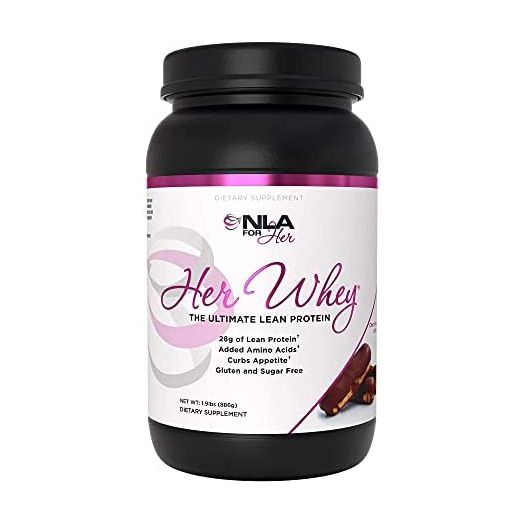 Her Whey (Chocolate Eclair) - 2lb tub - Lean Whey Isolate Protein for Women- Added Amino Acids & Vitamins, for Recovery, Builds Optimal Lean Muscle, Quick Absorbing, Curbs Appetite (30 21g Protein Servings, or 18 XL 28g Protein Servings)