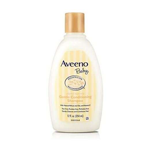 Aveeno Gentle Conditioning Baby Shampoo, 12 Ounce (Pack of 2)