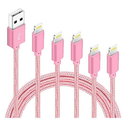 IDiSON iPhone Lightning Cable Apple MFi Certified Braided Nylon Fast Charger Cable Compatible iPhone Max XS XR 8 Plus 7 Plus 6s 5s 5c Air iPad Mini iPod