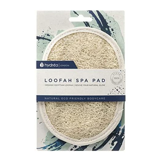 Hydréa London Organic Egyptian Loofah Luxury Exfoliating Body Pad Natural High Quality Spa Bodycare For Bath Shower