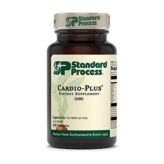 Standard Process Cardio-Plus - Supports Heart Health and Blood Flow with Antioxidant Activity from Vitamin C, Vitamin E, Riboflavin, Niacin, Vitamin B6, Choline, Selenium, and More - 330 Tablets
