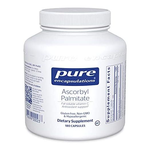 Pure Encapsulations Ascorbyl Palmitate | Fat-Soluble Vitamin C Supplement to Support Iron Absorption and a Healthy Immune System* | 180 Capsules