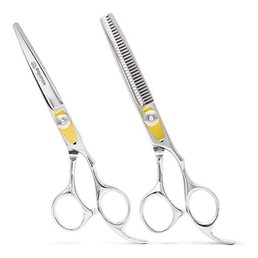 Equinox International Razor Edge Series Hair Cutting Scissors Set