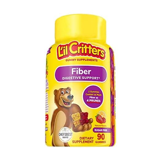 L'il Critters Kids Fiber Gummy Bears Supplement, 90 Count