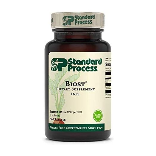 Standard Process Biost - Teeth and Bone Health Supplement with Whole Food Magnesium Citrate, Calcium Lactate, Manganese, and More - 360 Tablets