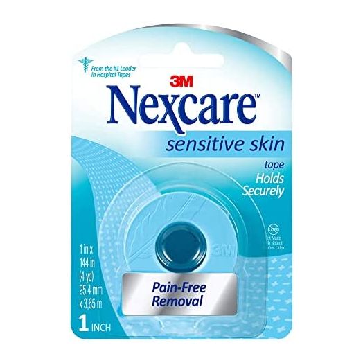 Nexcare Sensitive Skin Low Trauma Tape 1 X 144 Inch - 1 Ea