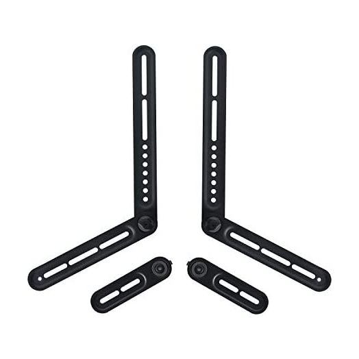 Dynavista Soundbar Mount Sound Bar TV Bracket for Mounting Above or Under TV, Fits 22lbs(10kg) with Adjustable Long and Short Extension Arm