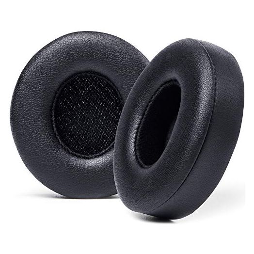 Wicked Cushions Replacement Ear Pads for Beats Solo 3 Wireless On Ear Headphones - Also fits Beats Solo 2 Wireless, Enhanced Noise Cancellation, Improved Comfort, Industrial Adhesive | Black