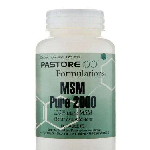 Pastore Formulations MSM Pure 2000 - 60 Tablets