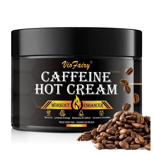 Caffeine Anti Cellulite Hot Cream, Body Sculpting Cellulite Workout Cream for Women & Men , Anti-Cellulite Remover Creams, Natural Sweat Workout Enhancer, Thighs Belly Butt Firming Legs Slimming Cream