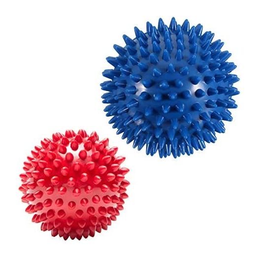 Spiky Hard Massage Balls, Plantar Fasciitis, Muscle Soreness Massager Ball (Pack of 2)