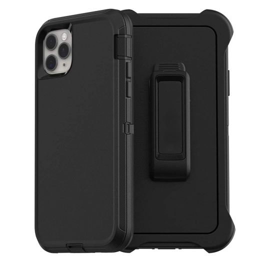 Defender Case Compatible with iPhone 11 Pro max Case Black