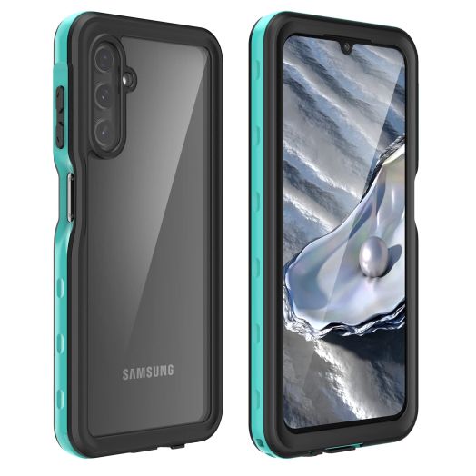 Galaxy A14 5G Waterproof Case, Outdoor Sports IP68 Waterproof Dustproof Snowproof Underwater Full Body Case with Screen Protector Shockproof Case for Samsung Galaxy A14 5G (Blue)