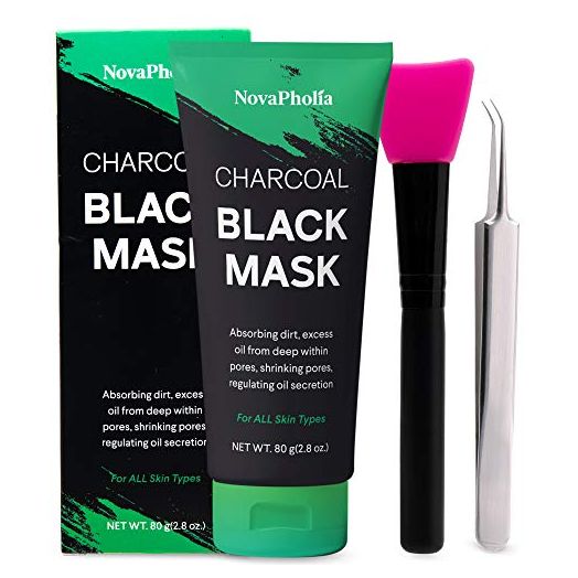 Blackhead Remover Mask, 80ML Purifying Peel Off Mask Remover Mask, Charcoal Face Mask for Deep Cleansing Blackheads