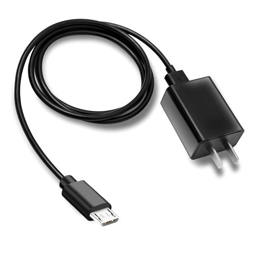 Fast Wall Charger 5ft Micro USB Charging Cable Cord fit for Barnes & Noble Nook GlowLight 3 Glowlight Plus, Nook 10 in BNRV200 BNTV650, Simple Touch,for Samsung Nook Tablet & More