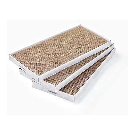 Cardboard Scratcher Pad Scratching Post:Smartbean 3PCS Cat Cardboard,Cat Scratch Pad,Cat Post,Double-Sided Design for Double Life…