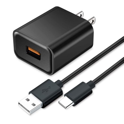 18W 3.0 Rapid Fast Wall Charger Adapter for Moto G Pure, G Stylus 5G 2022, G 5G 2022, G Power 2021, G Play 2023/2021, One 5G Ace, G200, G Fast, G8/G7 Play, Z4 USB C Charging Cable (6.6FT)